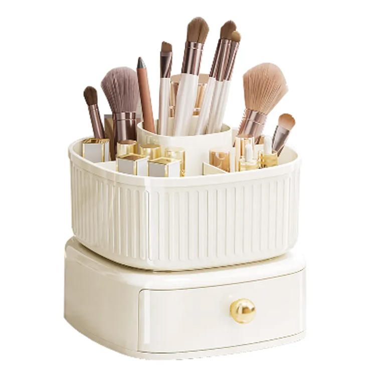 कोणती मुख्य डिझाइन तत्त्वे कॉस्मेटिक आयोजकांना कार्यशील, सुरक्षित आणि विविध परिस्थितींमध्ये अनुकूल बनवतात?