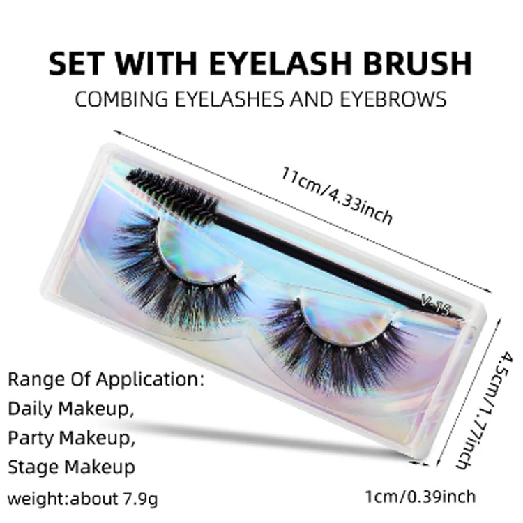 सर्वोत्कृष्ट रेशीम डोळ्यांत खाजगी लेबल फॉक्स मिंक eyelash