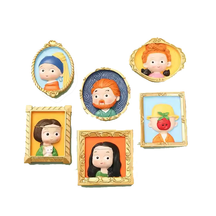 कस्टम सिरेमिक प्रेसिडेंशियल गिफ्ट्स फ्रीज मॅग्नेट क्यूट