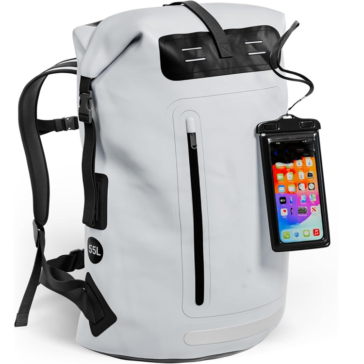 कस्टम आउटडोअर हेवी ड्युटी रोल-टॉप क्लोजर ड्राय बॅग