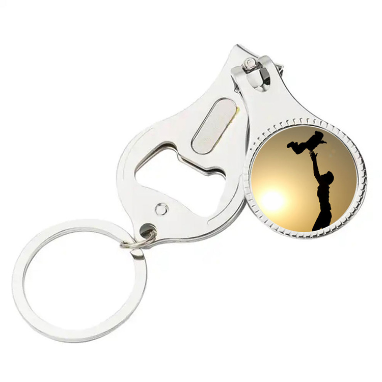 फोल्ड करण्यायोग्य हाताच्या पायाचे बोट उघडणारे कीरिंग नेल सिझर्स नेल कटर