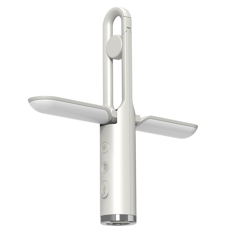 मल्टीफंक्शनल वॉटरप्रूफ कॅम्पिंग लॅम्प यूएसबी रिचार्जेबल