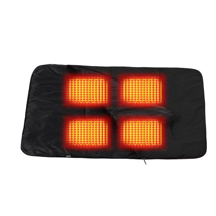 घरातील प्रवासासाठी आउटडोअर हीटेड वॉटरप्रूफ डॉग स्लीपिंग बॅग