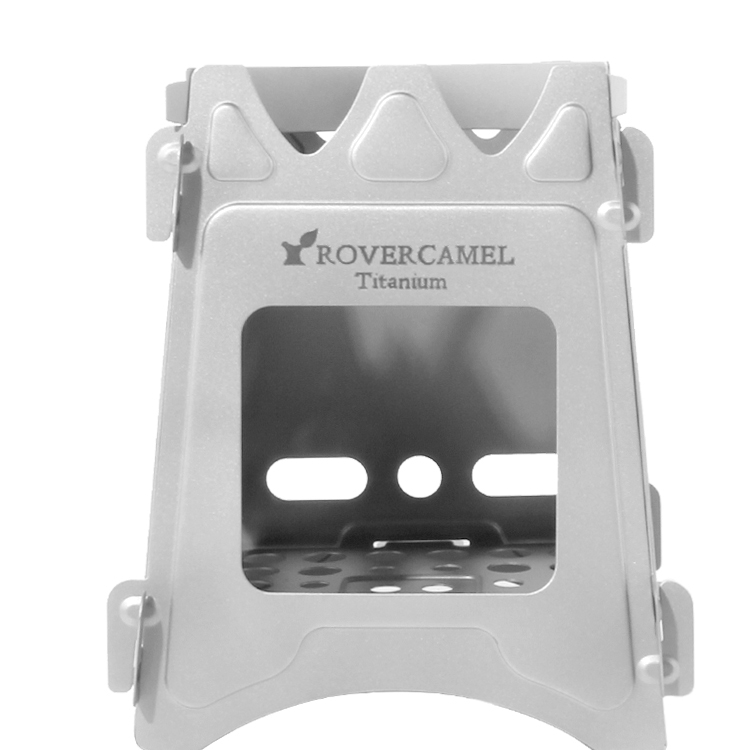 पोर्टेबल कॅम्पिंग वुड स्टोव्ह टायटॅनियम वुड बर्नर