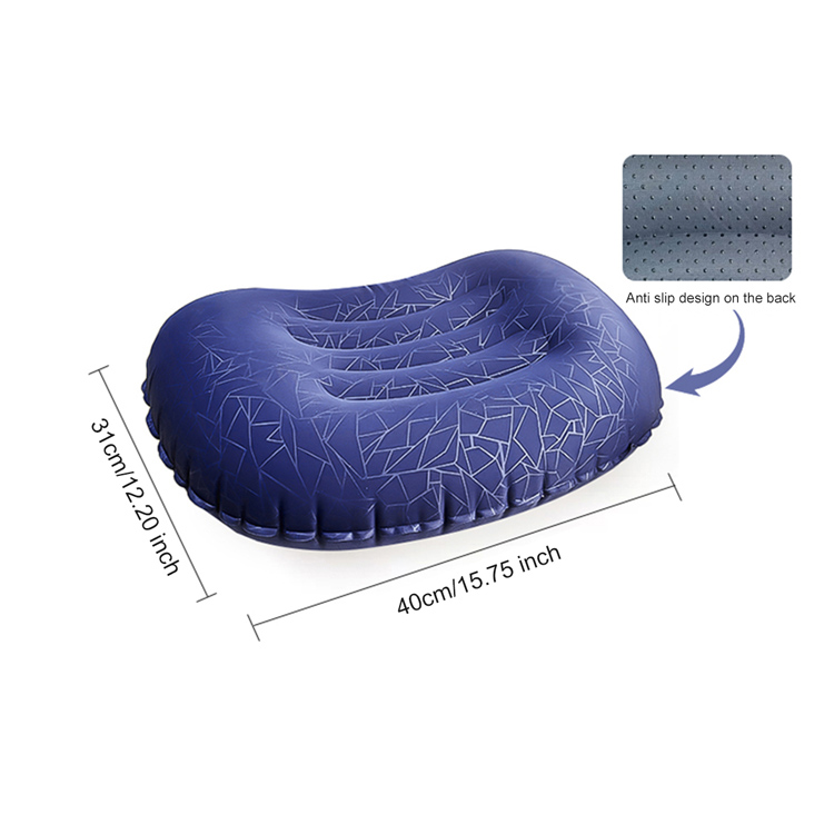 स्लीपिंग गियर आरामदायक चंद्रकोर विरोधी स्लिप प्रवास उशी